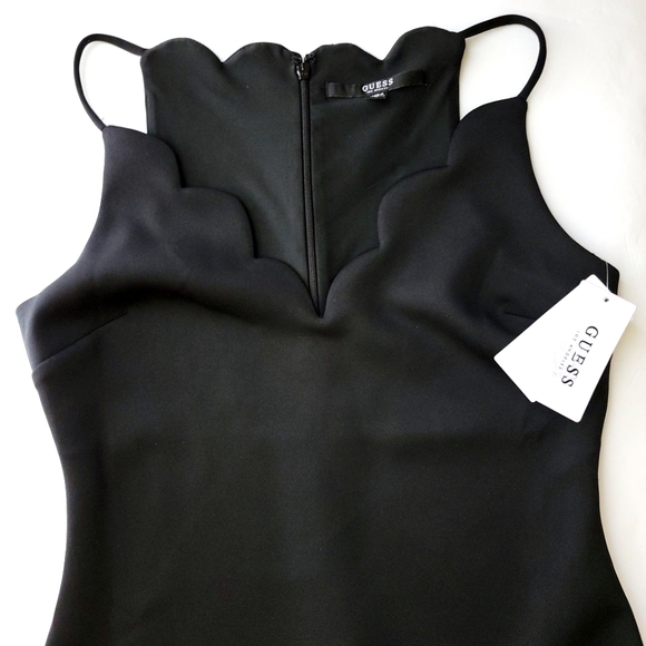 Guess Salina Scuba Dress Size Medium Black - Picture 5 of 16